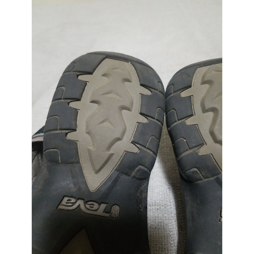 Teva Tirra Sandals Womens Black Grey Adjustable Hook Loop Strappy F27119A Sz 11 - Picture 9 of 16